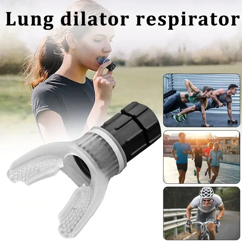 1PC Sports Breathing Trainer Exercise Lung Face Mouthpiece Respirator Fitness Equipment for Household Healthy Care Accessories